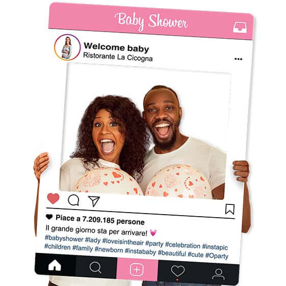 Cornice Photo Booth Baby Shower