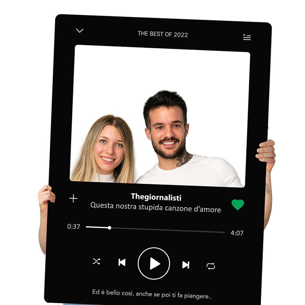 Cornice Photo Booth Selfie Spotify