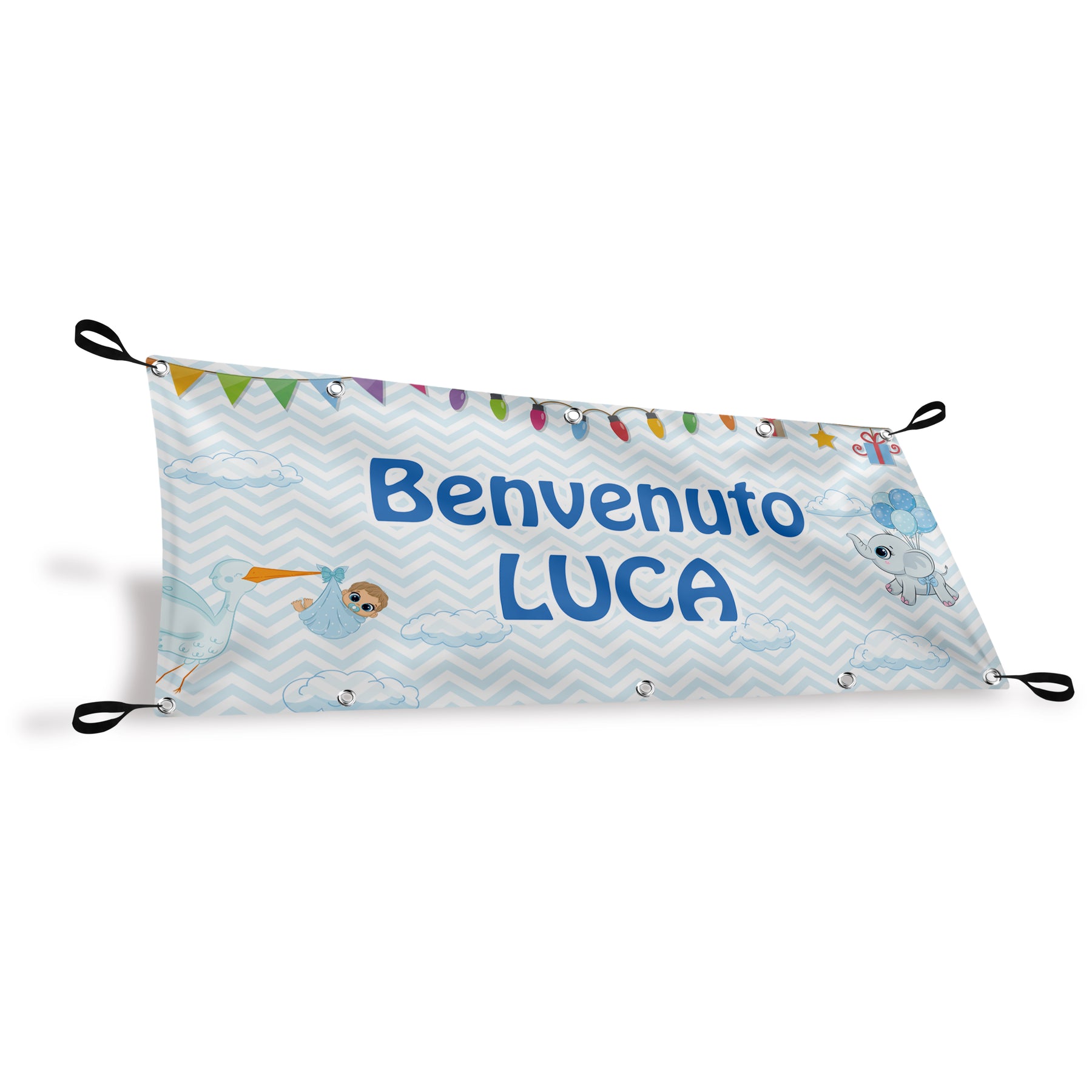 Striscione nascita benvenuto