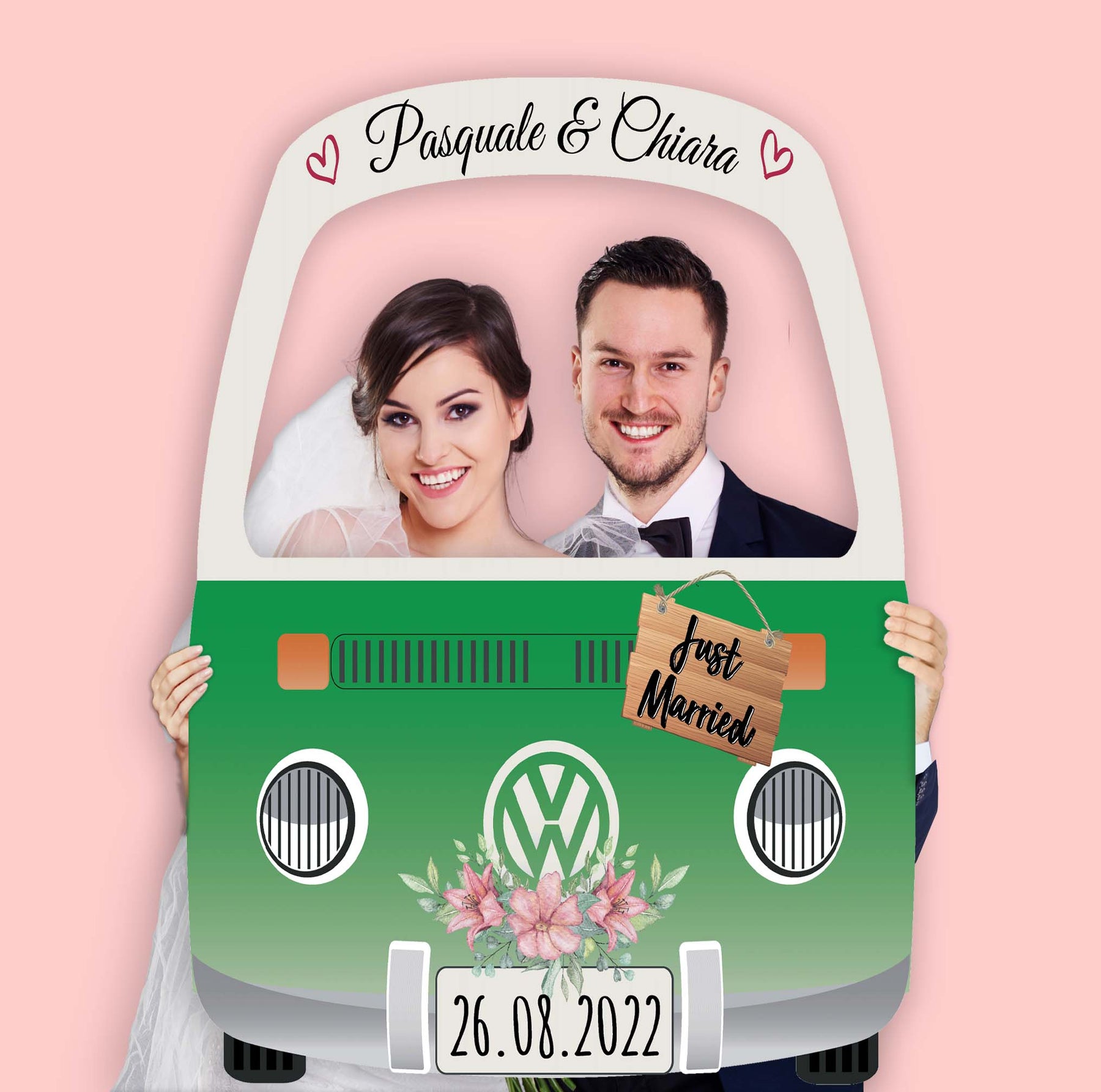 Cornice Photo Booth Pulmino Volkswagen Van T3