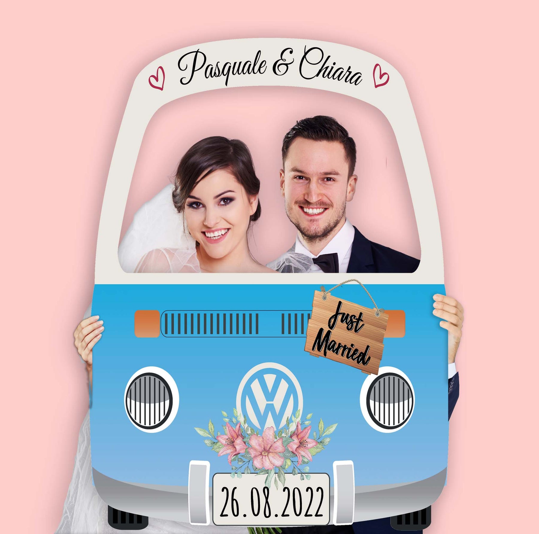 Cornice Photo Booth Pulmino Volkswagen Van T3