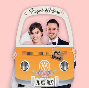 Cornice Photo Booth Pulmino Volkswagen Van T3