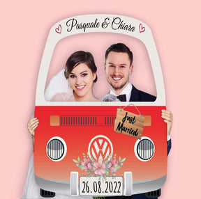 Cornice Photo Booth Pulmino Volkswagen Van T3