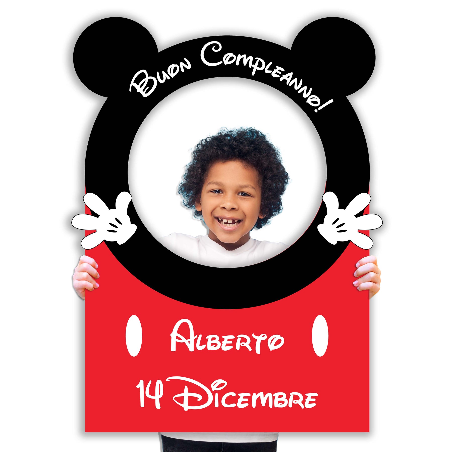 Cornice Photo Booth Cartoni Bimbo